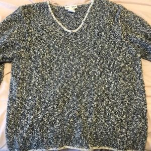 Designer bell sleeve sweater